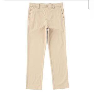Southern Tide Boys Leadhead Performance Pants, Sandatone Khaki, Size 10
